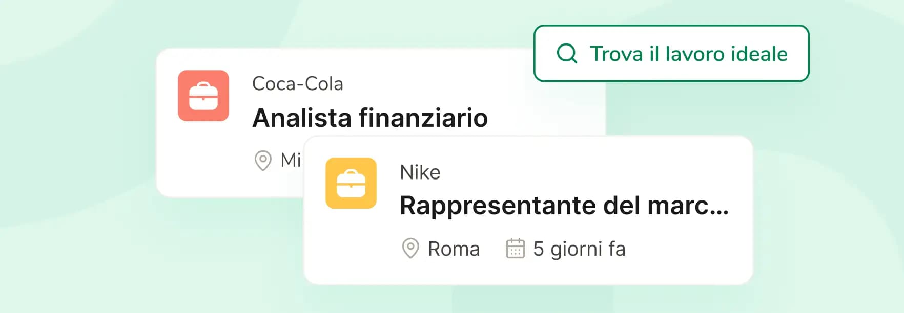 Trova il tuo prossimo lavoro